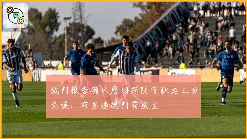 裁判报告确认詹姆斯防守狄龙三分无误，布克违规判罚成立